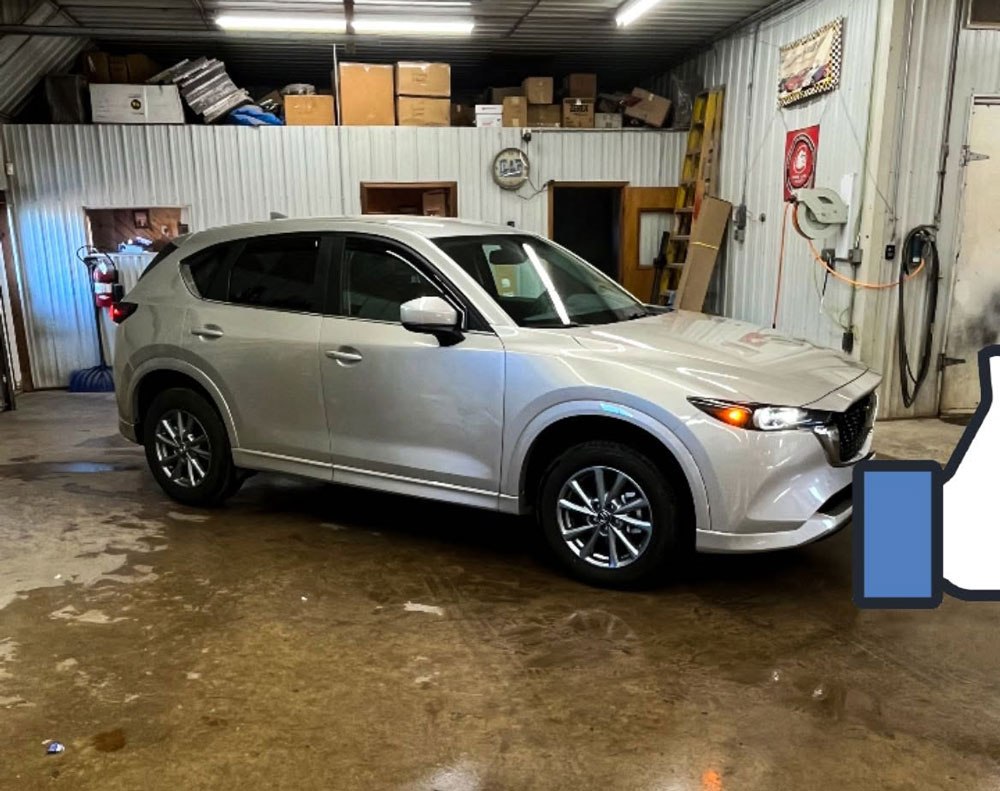Silver Mazda